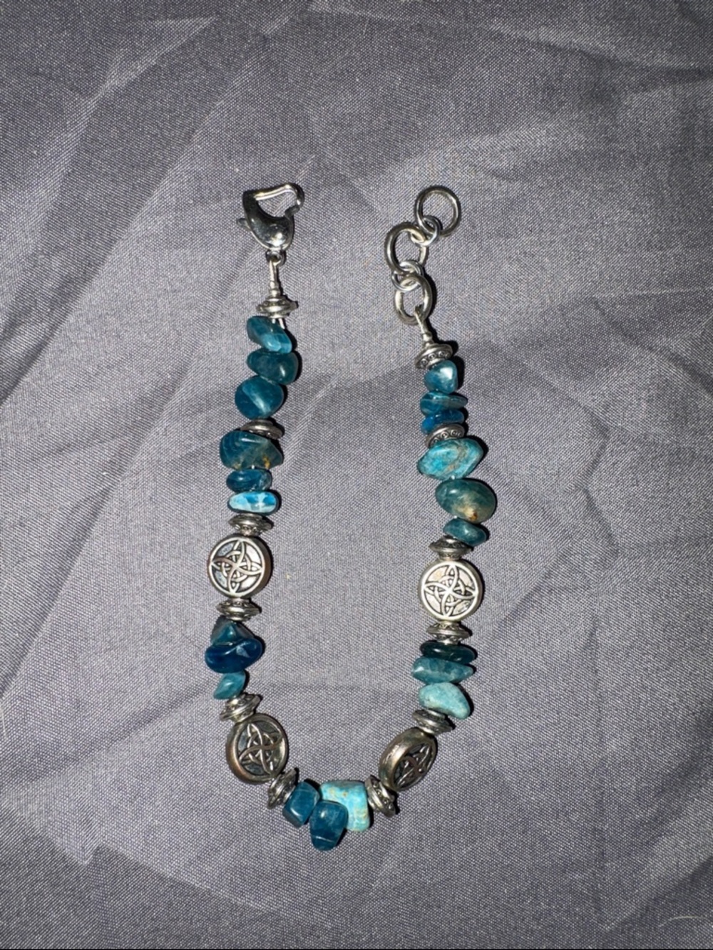 Real stone bracelet Teal/Turquoise